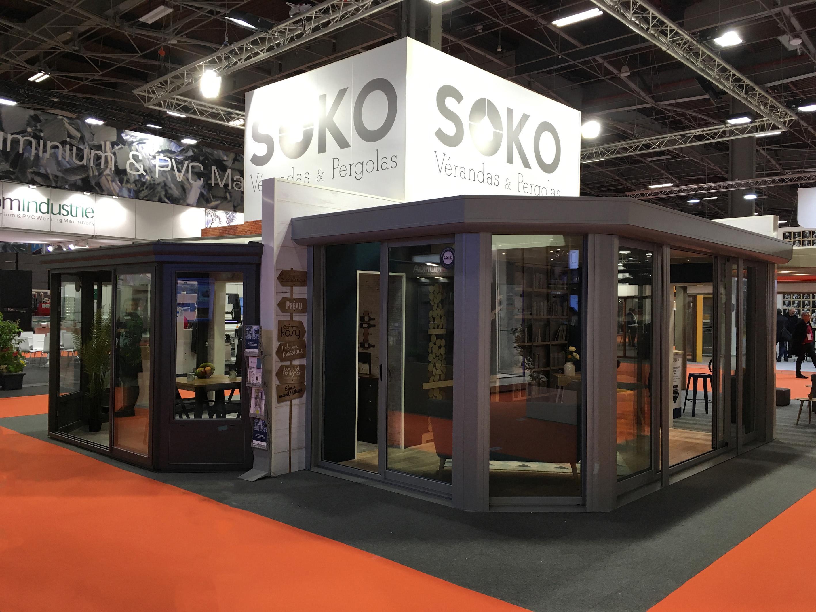 Stand SOKO sur l'événement BATIMAT